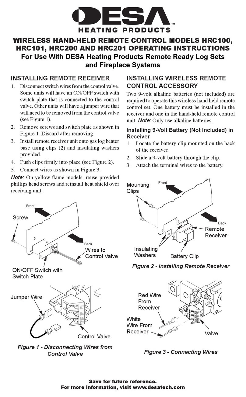 Desa HRC100 Manual de usuario