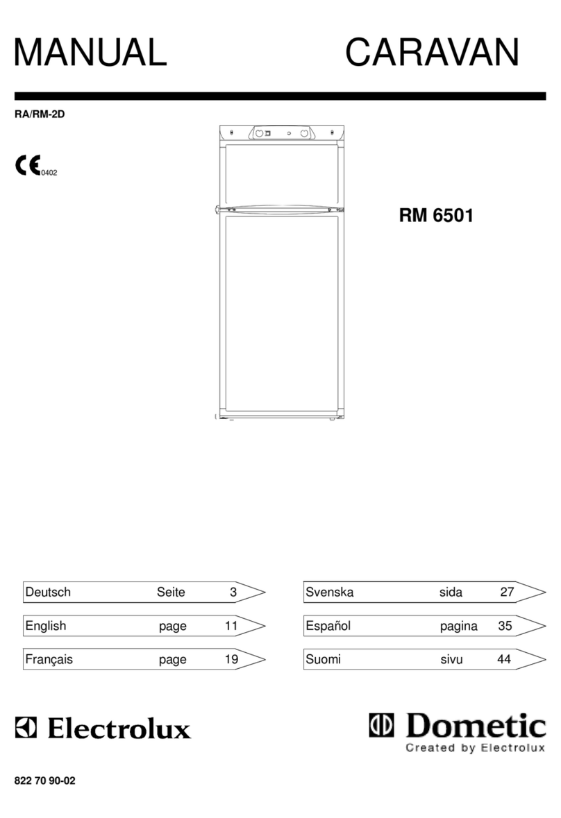 Electrolux RM 6501 Manual de usuario