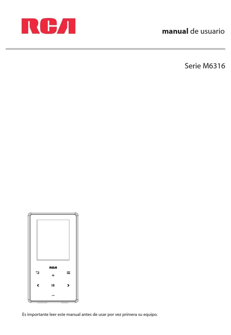 RCA M6316BL Manual de instrucciones
