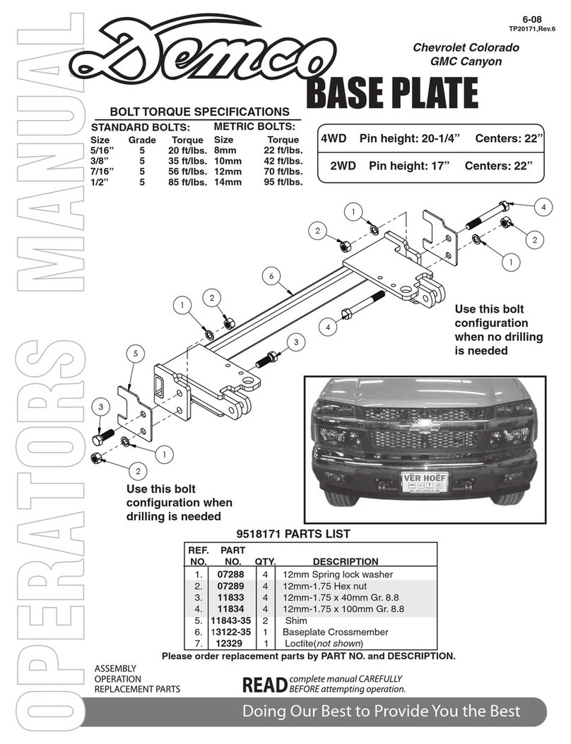 Demco 9518171 Manual de usuario