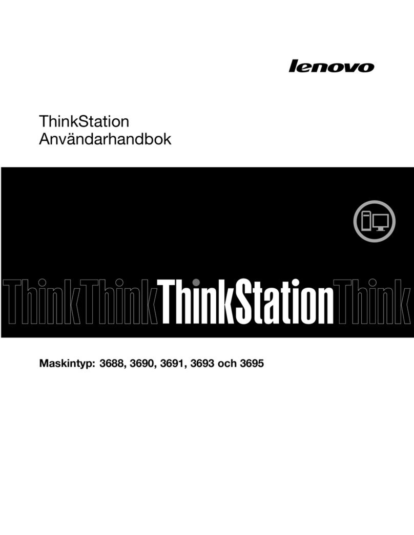 Lenovo ThinkStation E31 Manual de usuario