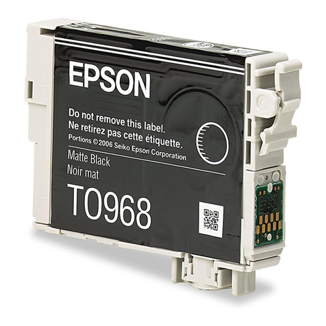Epson T096820 Instrucciones de funcionamiento y mantenimiento Epson T096820 Instrucciones de funcionamiento y mantenimiento