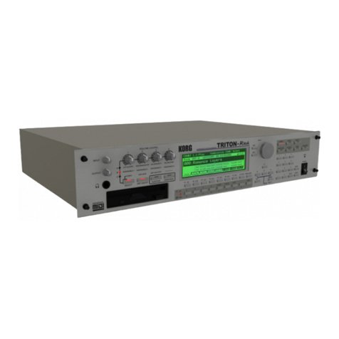 Korg Triton-Rack Guía del usuario