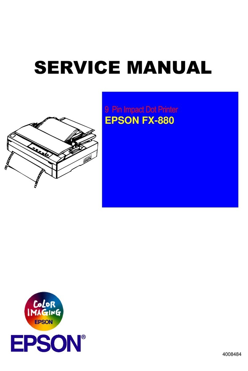 Epson FX-880 - Impact Printer Manual de usuario Epson FX-880 - Impact Printer Manual de usuario