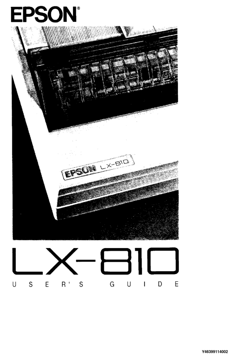 Epson LX-810 Manual de usuario