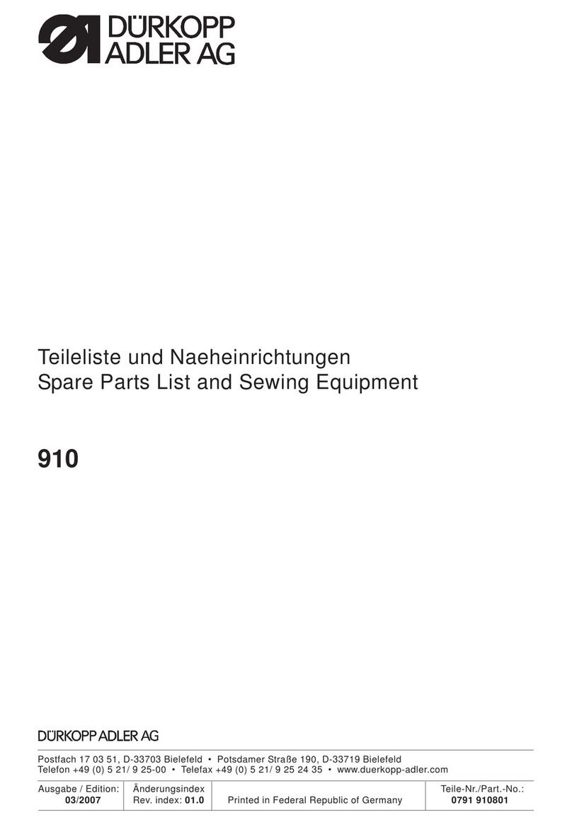 Duerkopp Adler 910 Guía