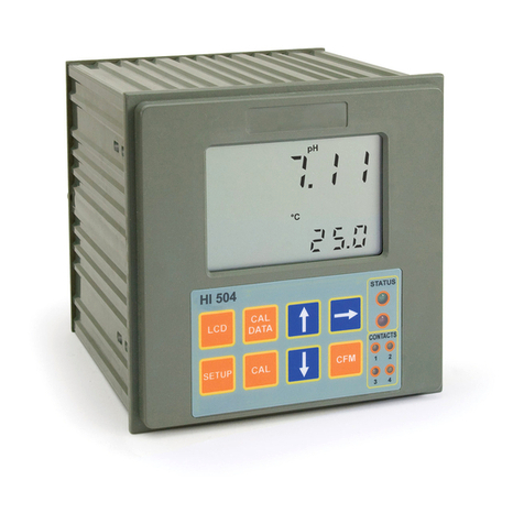 Hanna Instruments HI 504 Manual de usuario