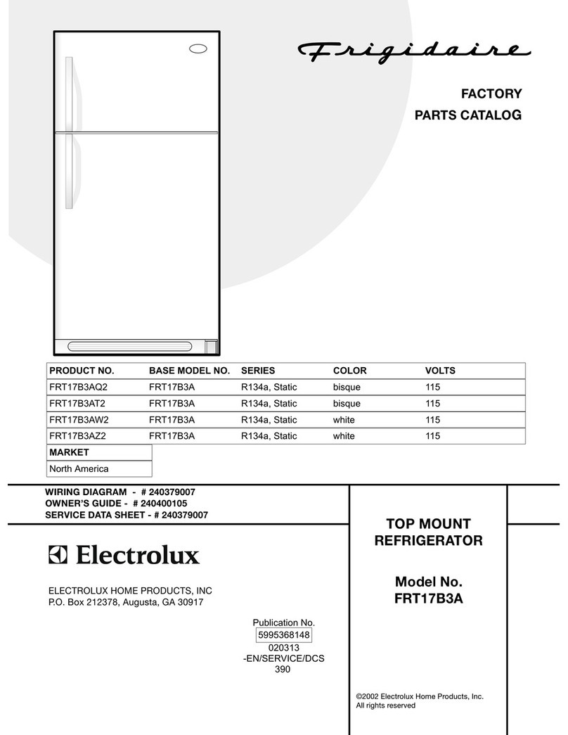 Frigidaire FRT17B3A Manual de usuario