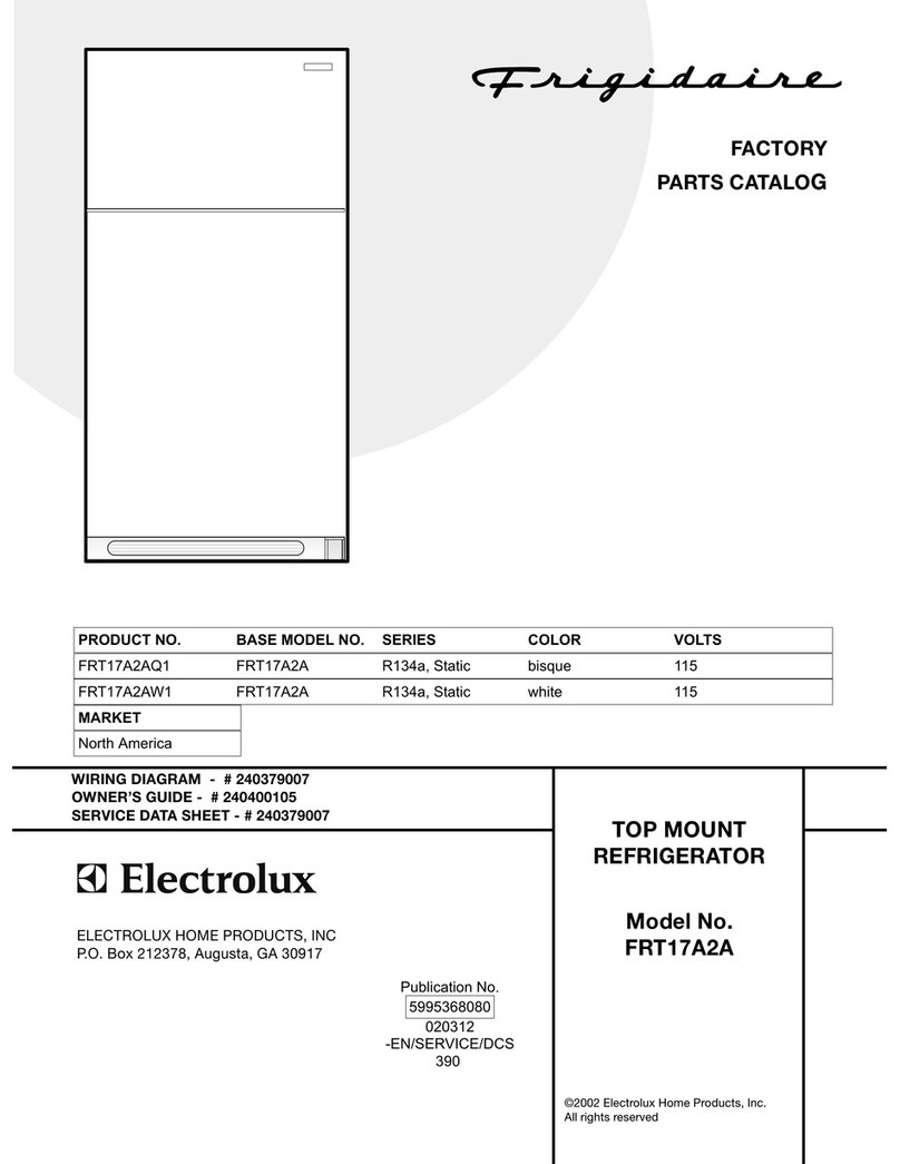 Frigidaire FRT17A2A Manual de usuario