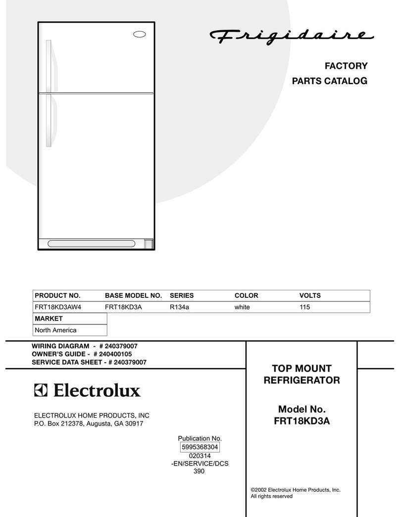 Frigidaire FRT18KD3A Manual de usuario