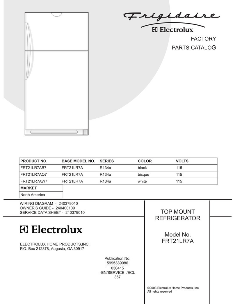 Frigidaire FRT21LR7A Manual de usuario