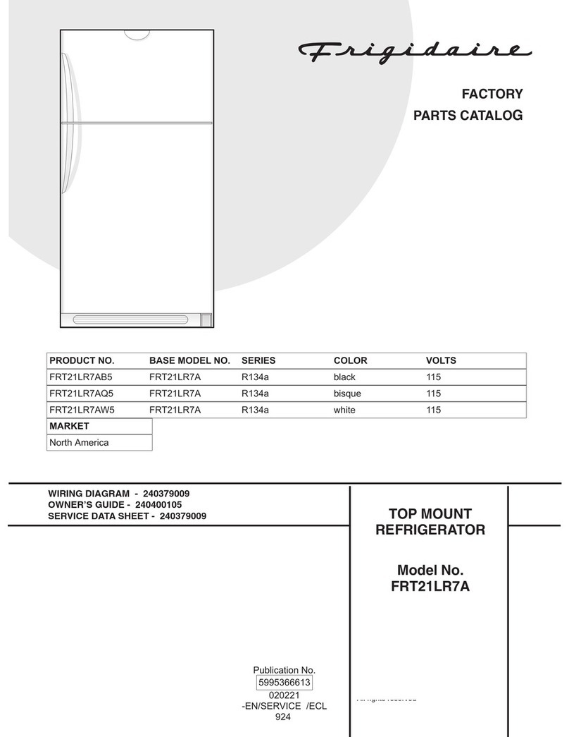 Frigidaire FRT21LR7A Manual de usuario