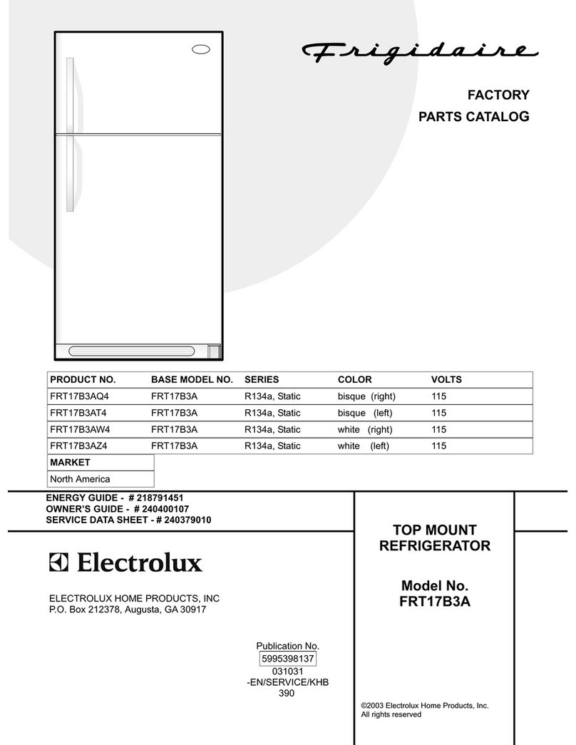 Frigidaire FRT17B3A Manual de usuario