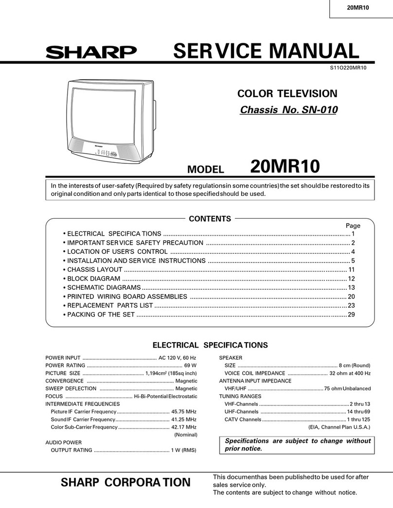 Sharp 20MR10 Manual de usuario