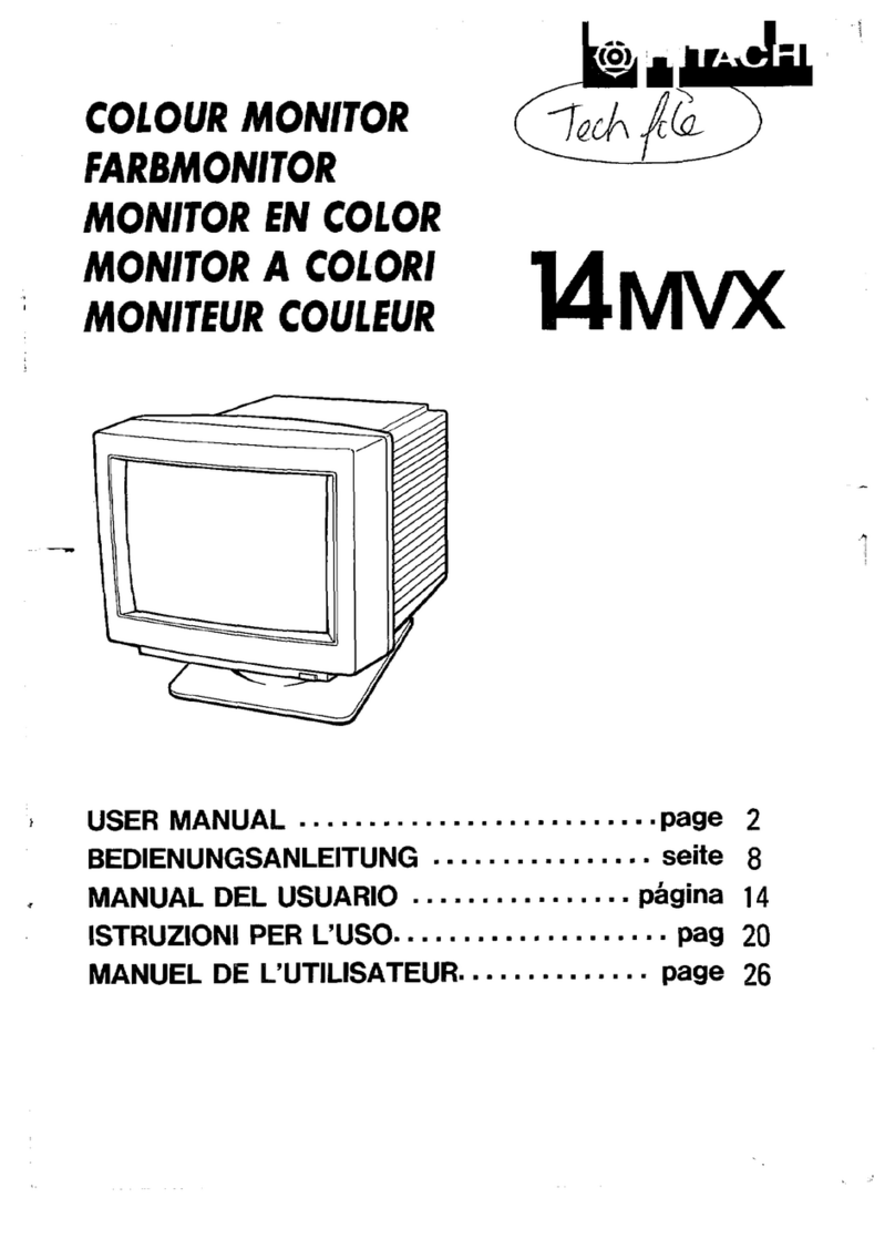 Hitachi 14MVX Manual de usuario