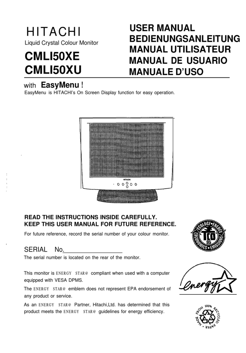 Hitachi CML150XE Manual de usuario