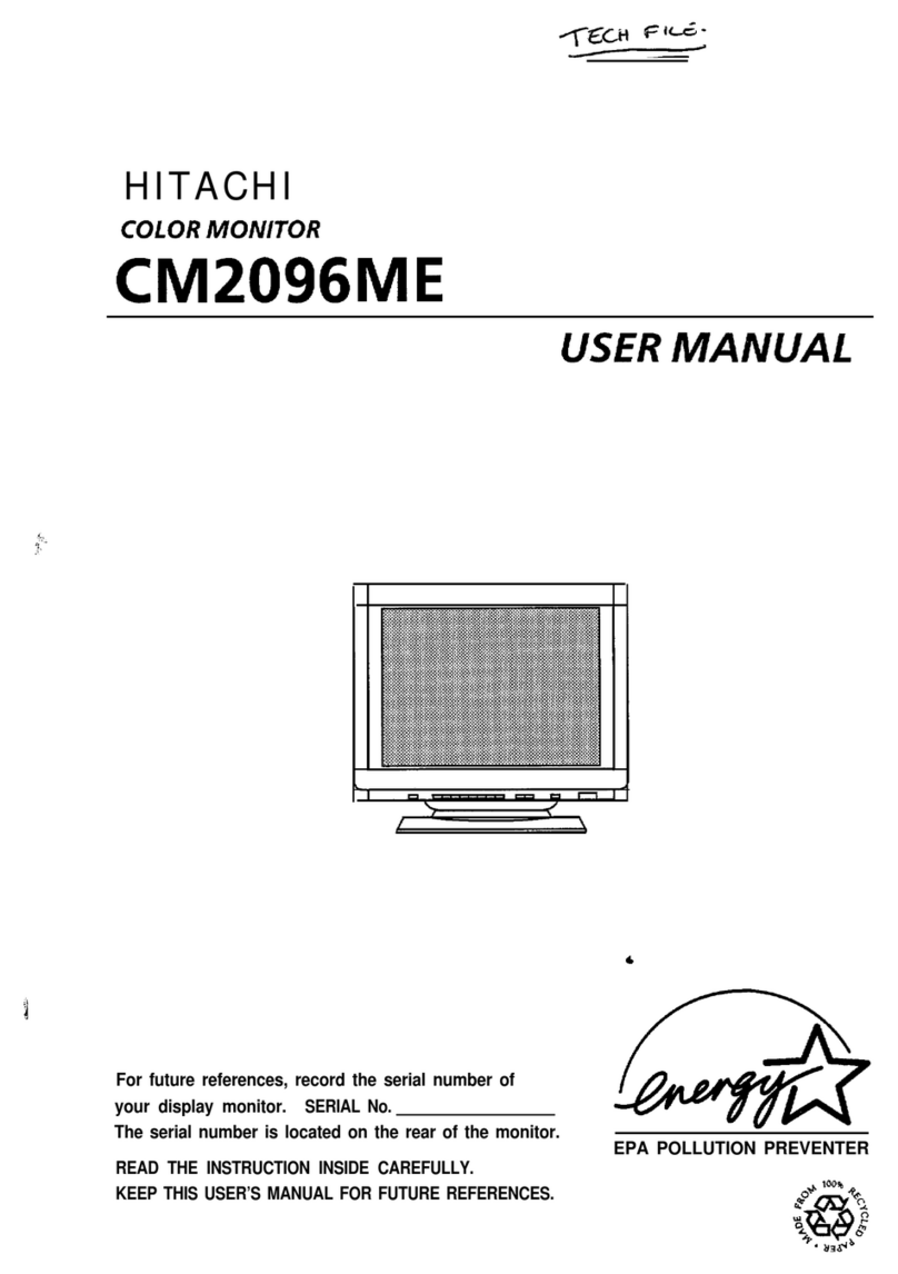 Hitachi CM2096ME Manual de usuario