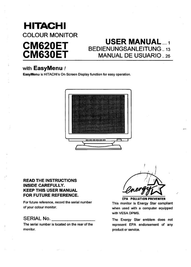 Hitachi CM630ET Manual de usuario