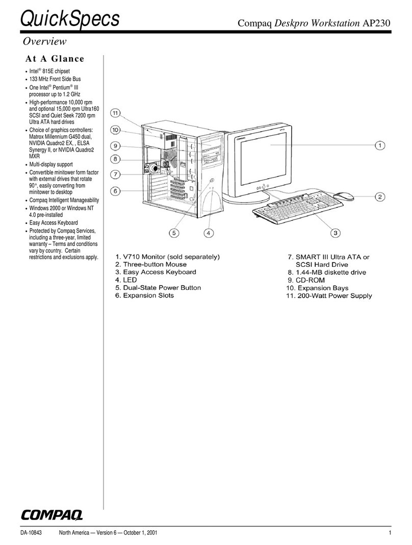 Compaq Deskpro Workstation AP230 Instrucciones de uso Compaq Deskpro Workstation AP230 Instrucciones de uso