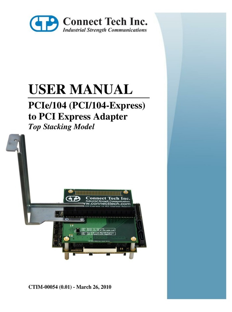 Connect Tech PCIe/104 Manual de usuario