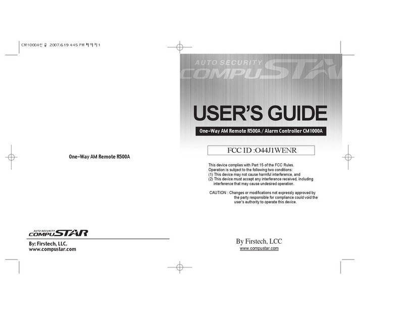 CompuSTAR CM1000A Manual de usuario