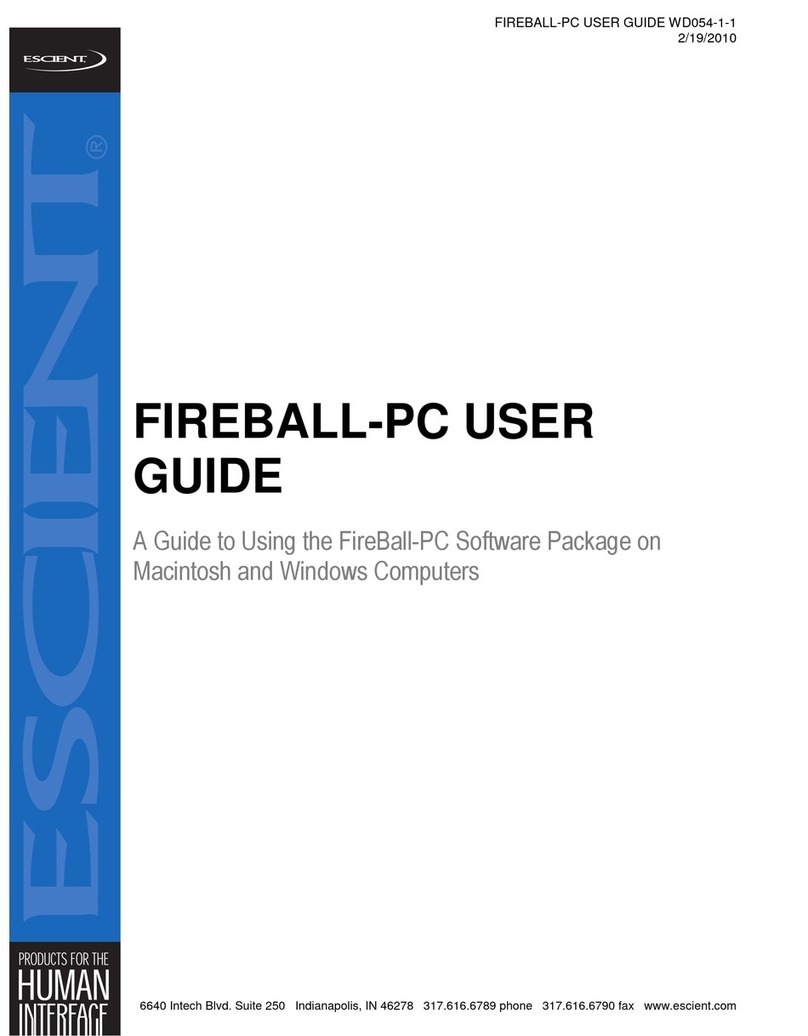 Escient Fireball-PC Manual de usuario