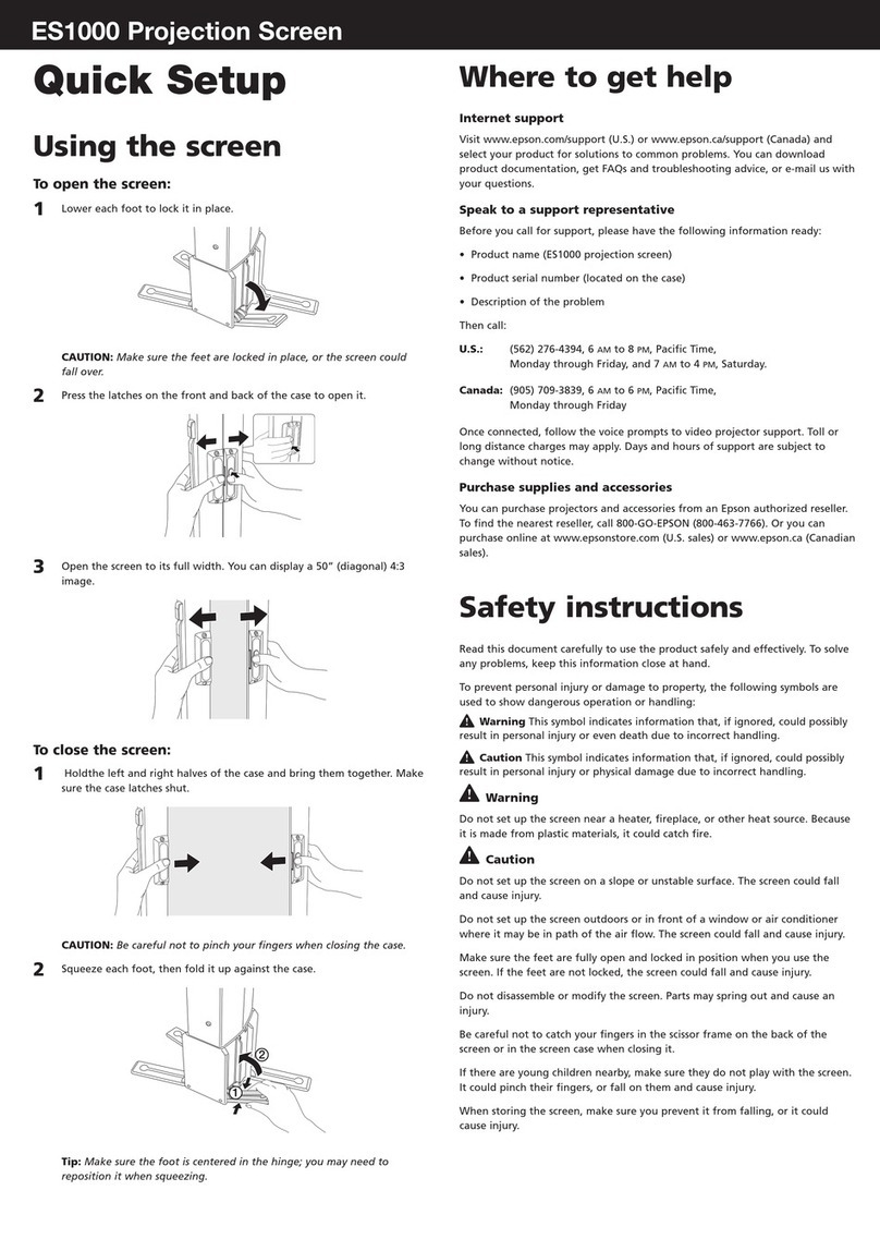 Epson ES1000 Manual de usuario