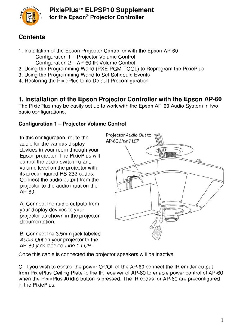 SP Controls PixiePlus ELPSP10 Manual del propietario