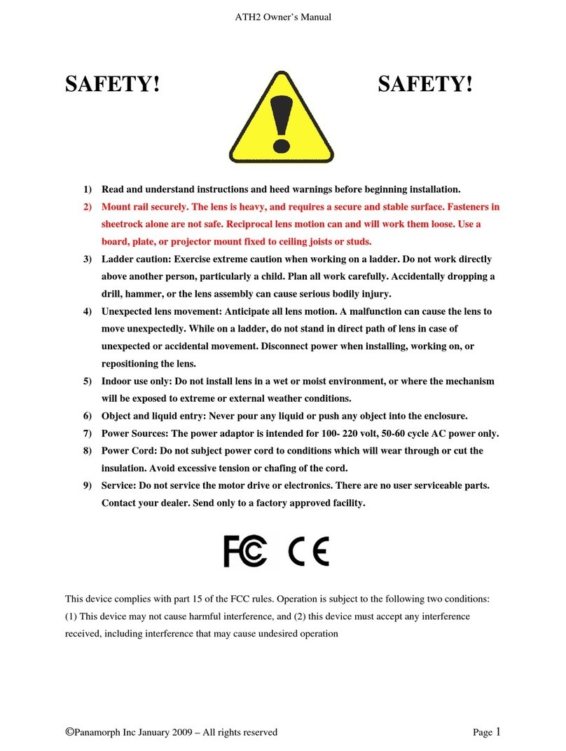 Panamorph ATH2 Manual de usuario