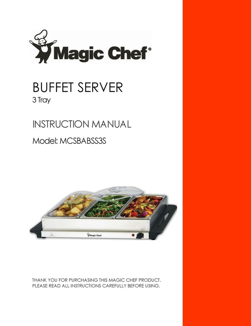 Magic Chef MCSBABSS3S Manual de usuario