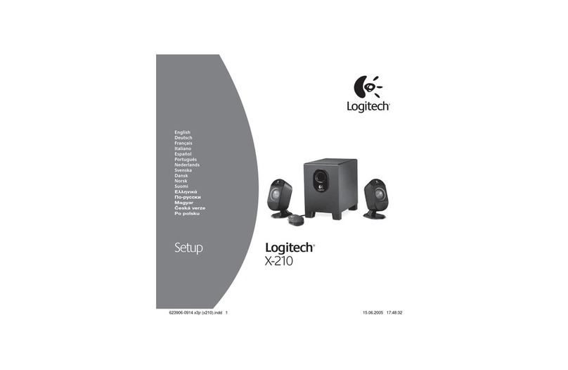 Logitech X-210 Manual de usuario