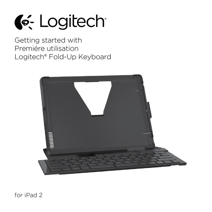 Logitech Fold-Up Keyboard Manual de usuario Logitech Fold-Up Keyboard Manual de usuario