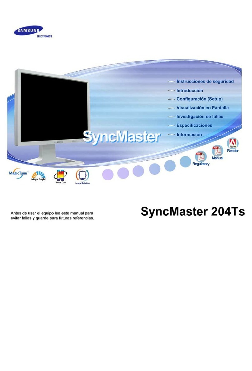 Samsung SyncMaster 204Ts Manual de usuario