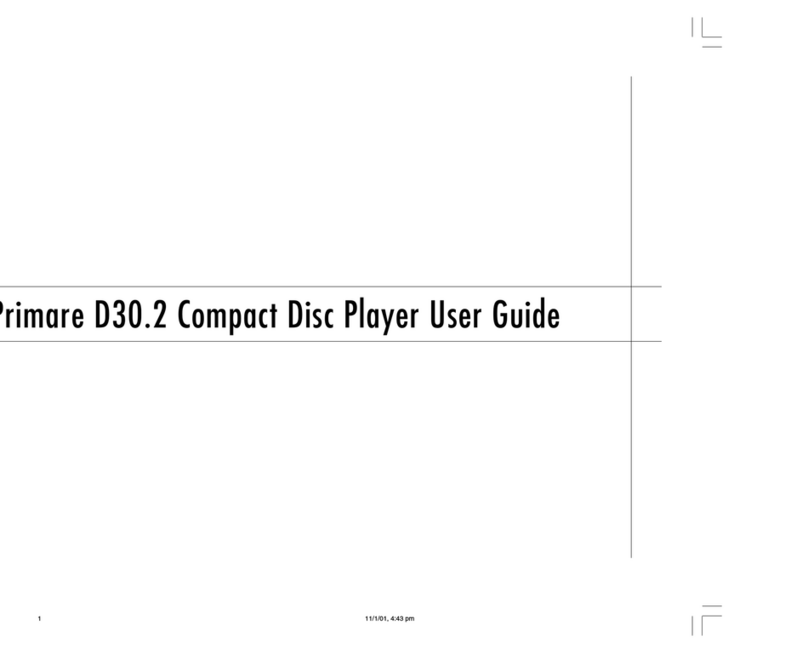 Primare D30.2 Manual de usuario