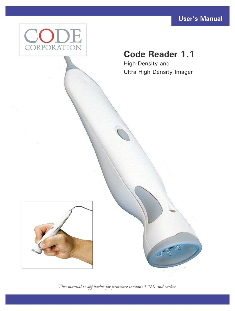 Code Corporation Code Reader 1.1 Manual de usuario