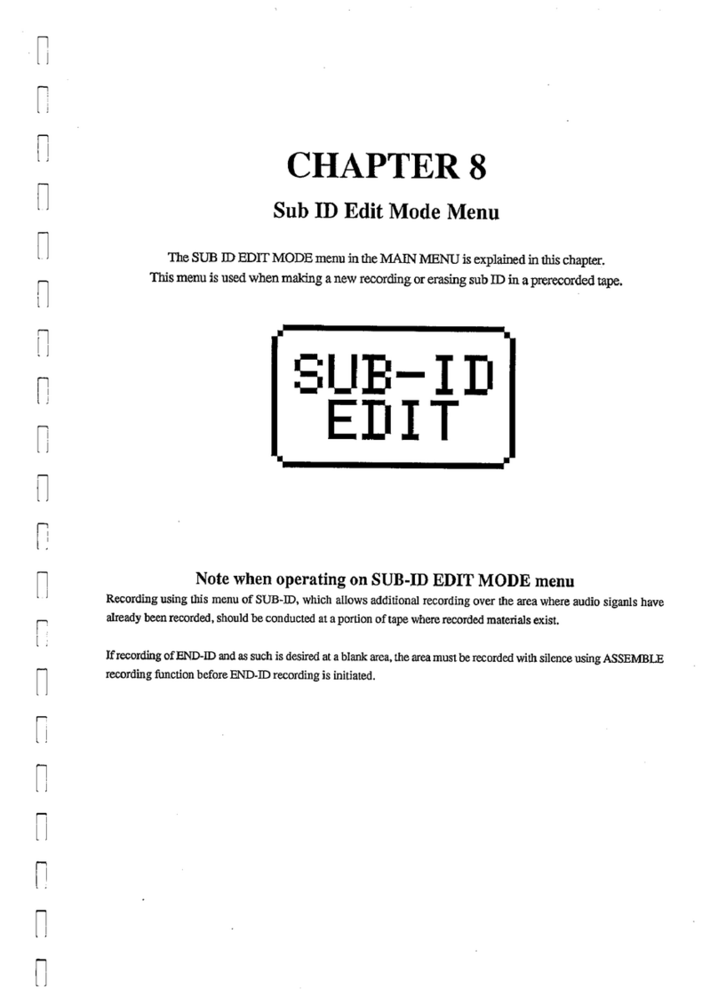 Fostex D-30 Manual de usuario Fostex D-30 Manual de usuario