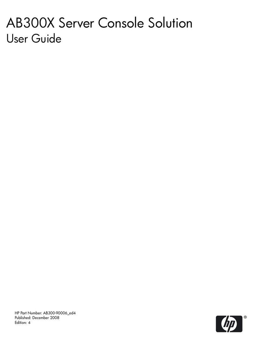 HP AB300 - Server Console Solution Manual de usuario