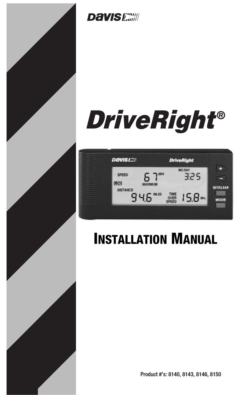DAVIS DriveRight Manual de usuario