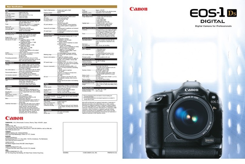 Canon EOS-1Ds Mark III Manual de usuario Canon EOS-1Ds Mark III Manual de usuario