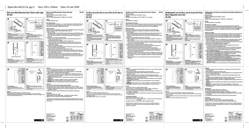 Byron SX-252 Manual del propietario Byron SX-252 Manual del propietario