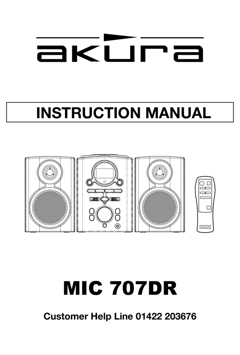 Akura MIC 707DR Manual de usuario