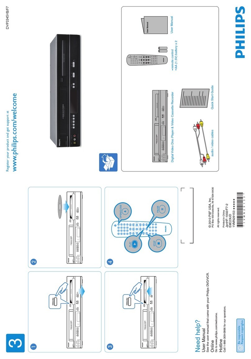 Philips DVP3345VB Manual de usuario