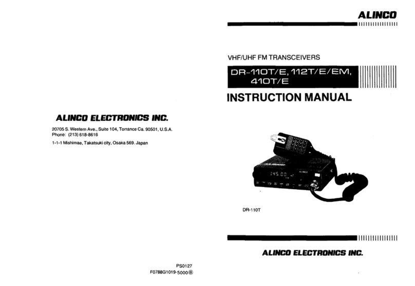 Alinco DR-112E Manual de usuario