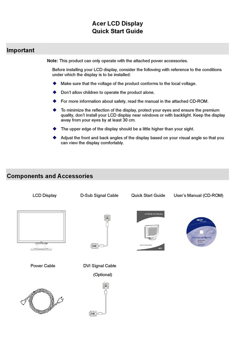 Acer AL 1916W Manual de usuario