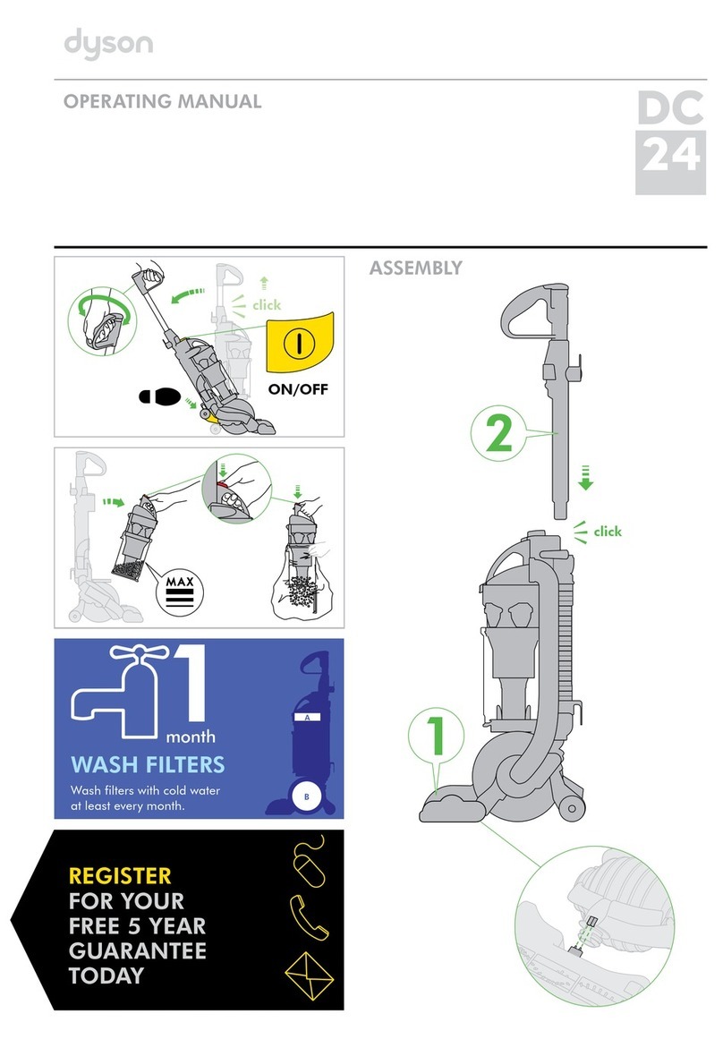 Dyson DC24 Blueprint Limited Edition Manual de usuario