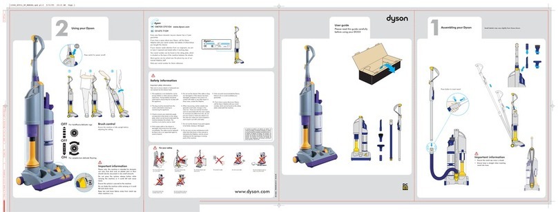 Dyson DC03 Manual de usuario