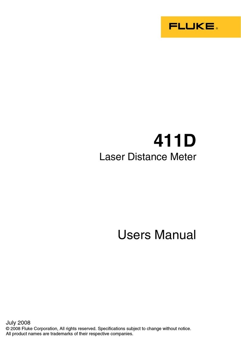 Fluke 411D Manual de usuario