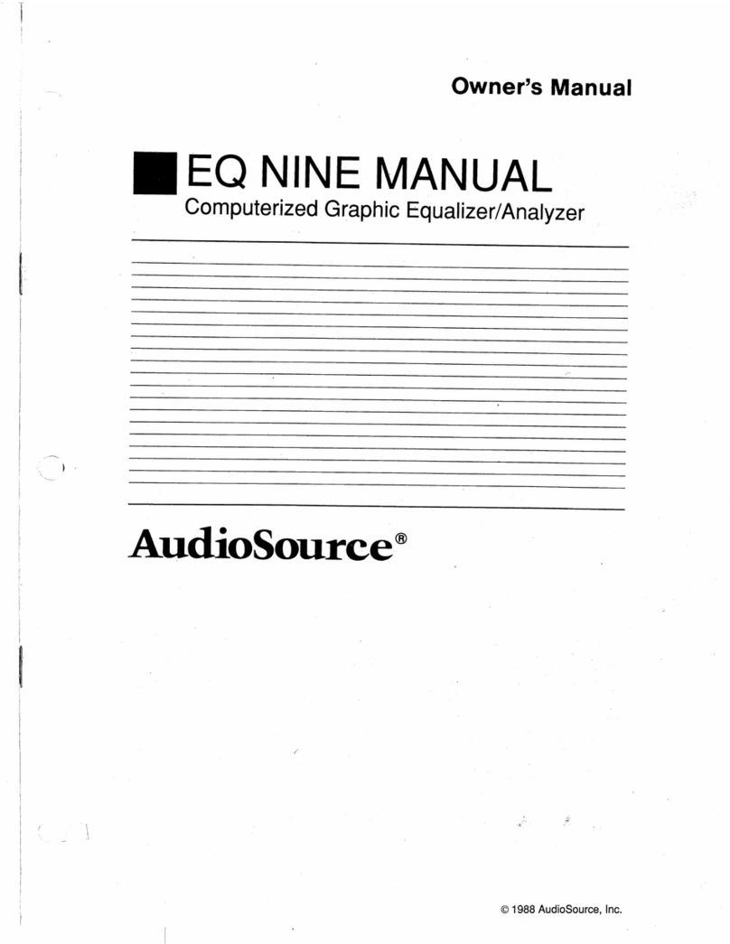 AudioSource EQ 9 Manual de usuario