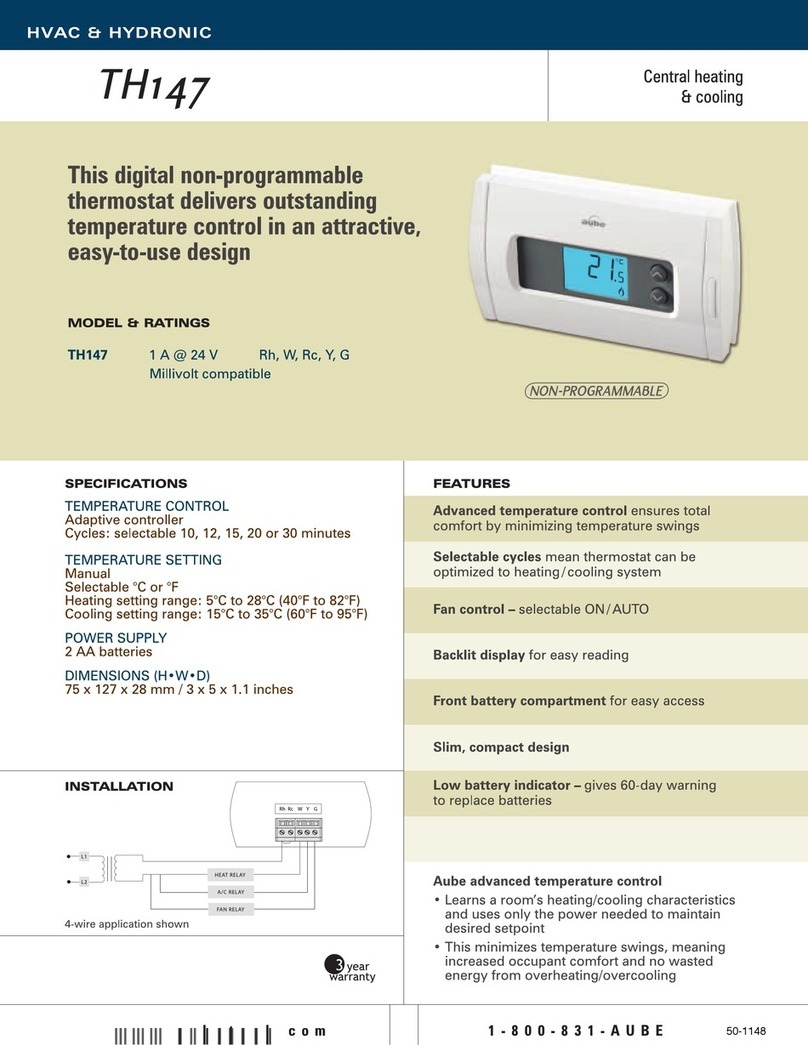 Aube Technologies TH147 Manual de usuario