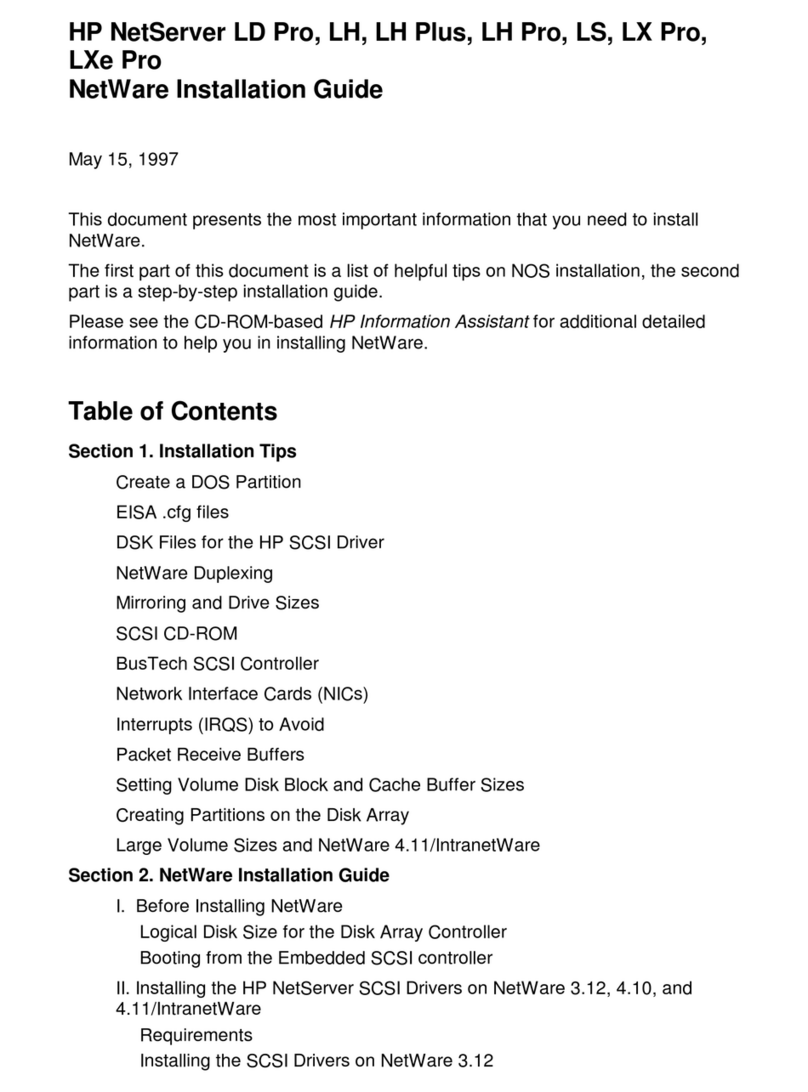 HP D7171A - NetServer - LPr Manual de usuario